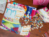 Birthday Cake 500 Piece Jigsaw Puzzle - Limited Release | Springbok Puzzles - BIG FRENCHIES