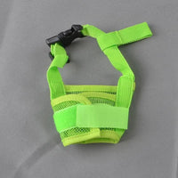 Black Breathable Anti Barking Adjustable Dog Muzzle Nylon Straps Anti Biting Dog Muzzles Cool Pets Accessories