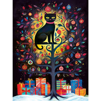 Black Cats - Hidden in the Tree 300 Piece EZ Grip Jigsaw Puzzle by Masterpieces Puzzles - BIG FRENCHIES