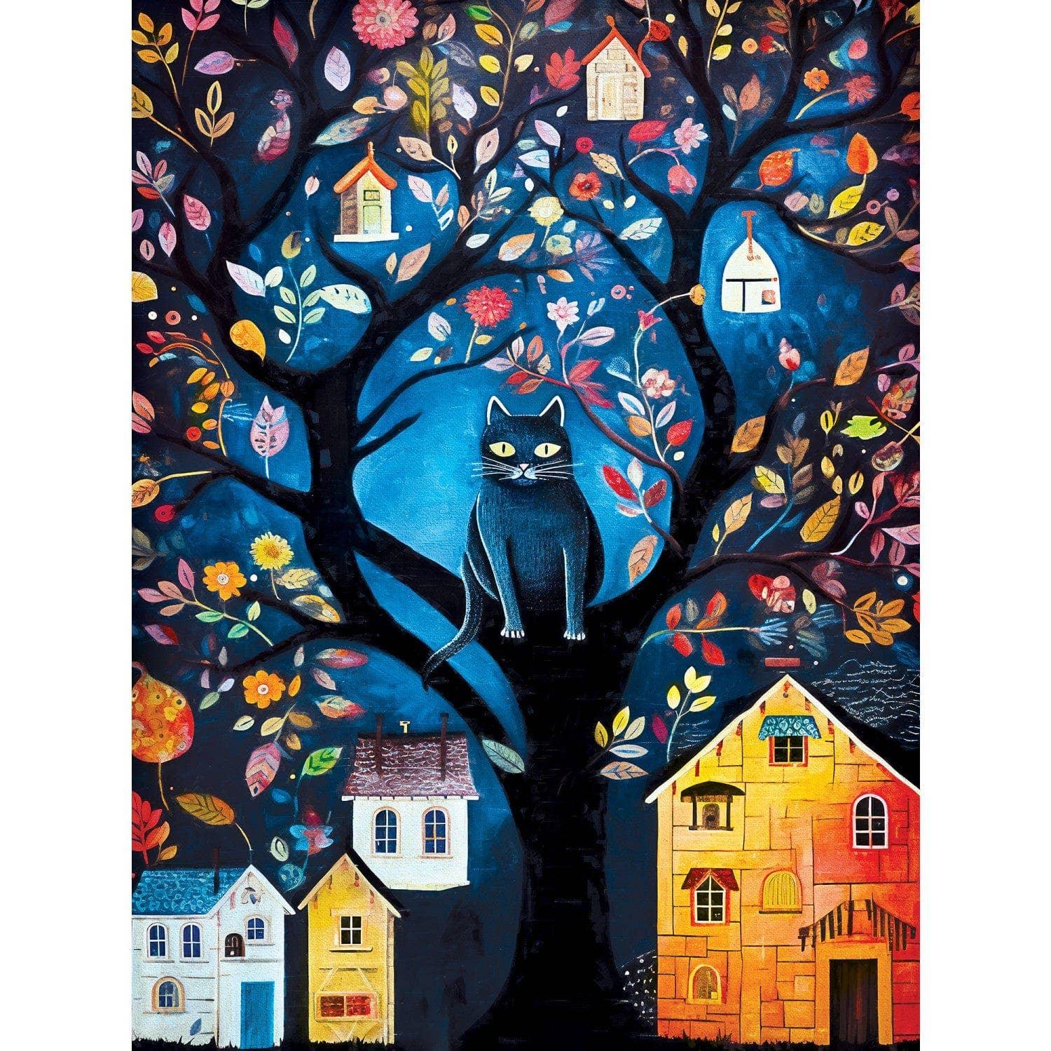 Black Cats - Le Petit Chaton 300 Piece EZ Grip Jigsaw Puzzle by Masterpieces Puzzles - BIG FRENCHIES