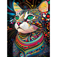 Black Cats - Prismatic Peggy 300 Piece EZ Grip Jigsaw Puzzle by Masterpieces Puzzles - BIG FRENCHIES