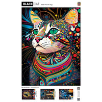 Black Cats - Prismatic Peggy 300 Piece EZ Grip Jigsaw Puzzle by Masterpieces Puzzles - BIG FRENCHIES