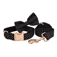 Personalized Black Polka Dot Classic Set