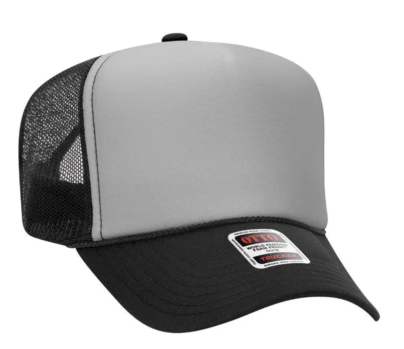 On My Wife's Last Nerve Text Adult Otto Foam Trucker Hat