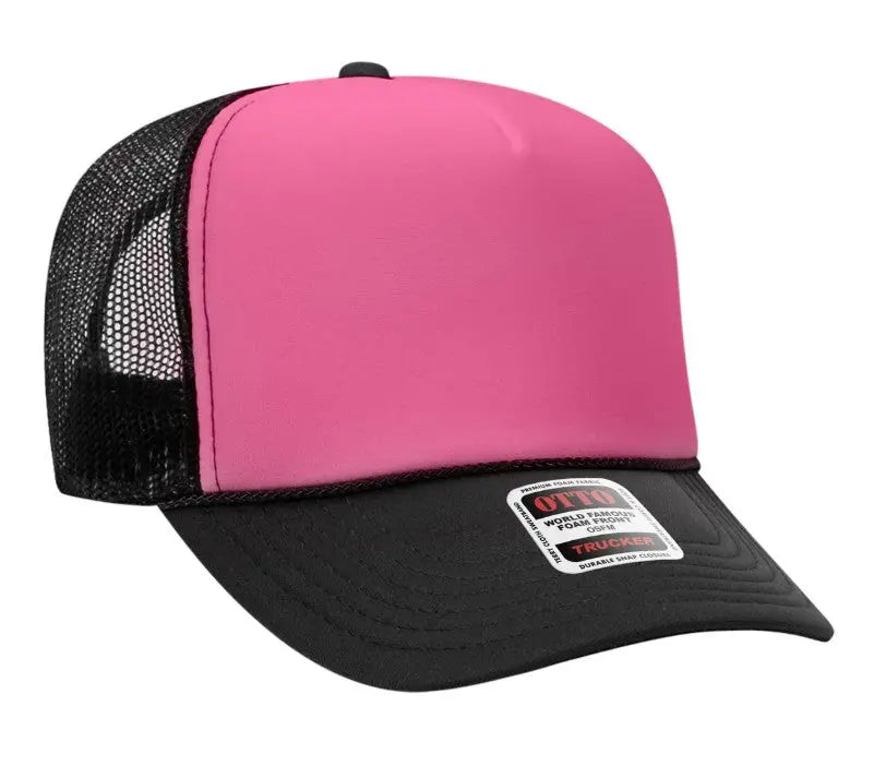 On My Husband's Last Nerve Skeleton Design Adult Otto Foam Trucker Hat