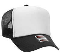 On My Husband's Last Nerve Skeleton Design Adult Otto Foam Trucker Hat