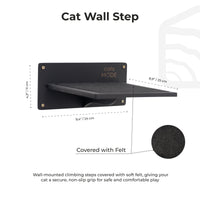 Wooden Decagon Step - Black