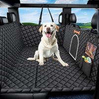 XL Hard-Bottom Dog Car Seat Extender for Trucks & SUVs – Waterproof Rear Seat Hammock for Large Dogs