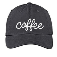 Coffee Cursive Baseball Cap