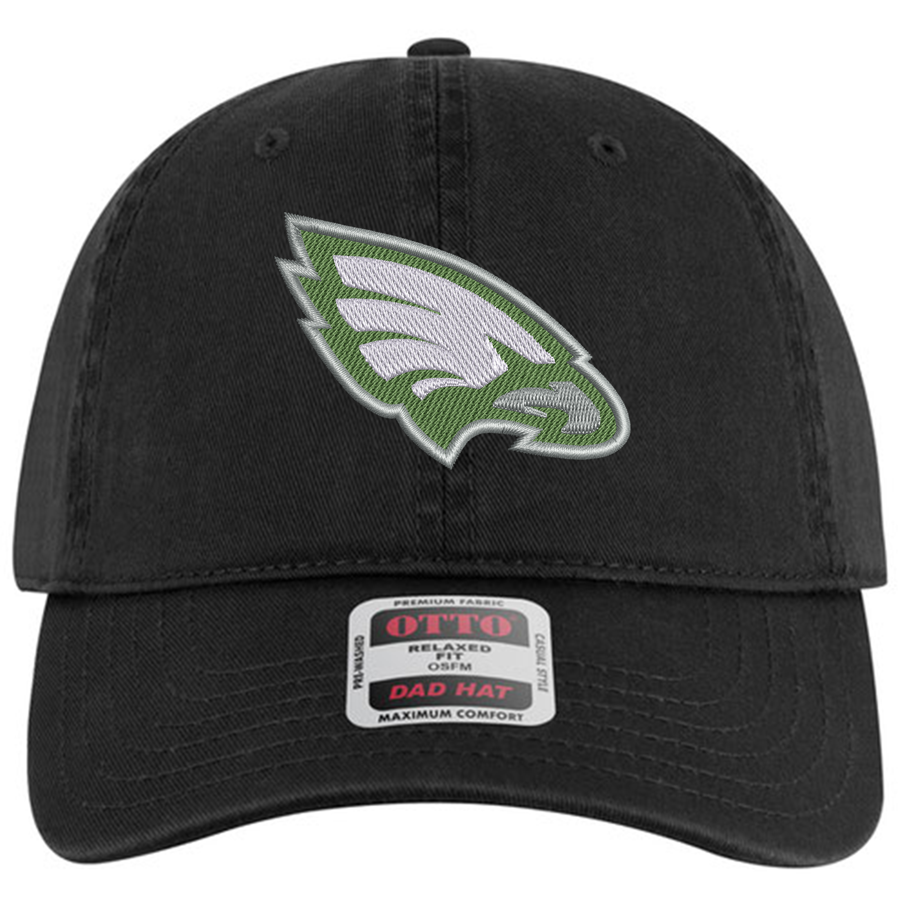 Eagles School Custom Embroidered Dad Hat Strapback