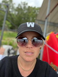 Black Letter Baseball Hat - BIG FRENCHIES