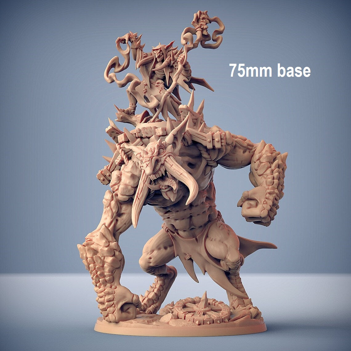 Blackrazor Rock Troll-3D Printed Miniatures-BIG FRENCHIES-All Systems Go Games
