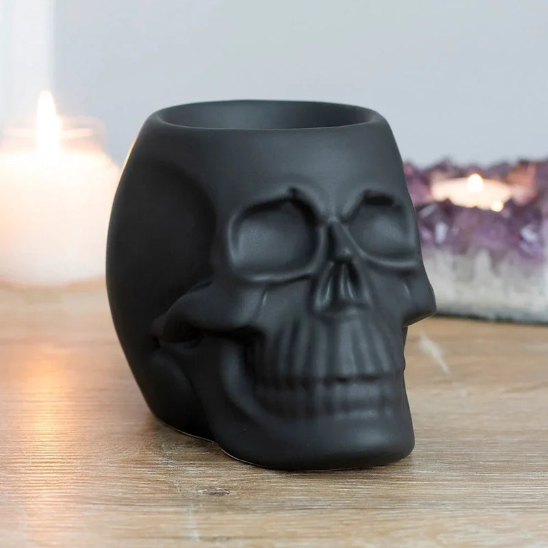 Black Skull Oil Burner and Wax Warmer - BIG FRENCHIES