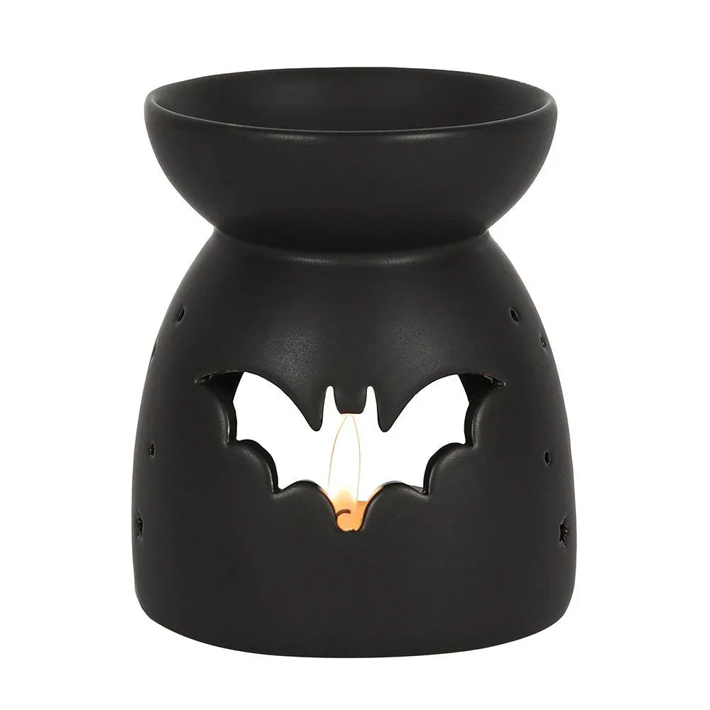 Gothic Black Bat Cut Out Oil Burner and Wax Warmer - BIG FRENCHIES