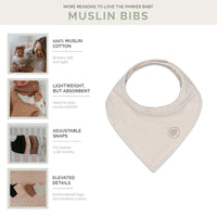 Bliss Muslin Bandana Bibs Set (4-Pack)