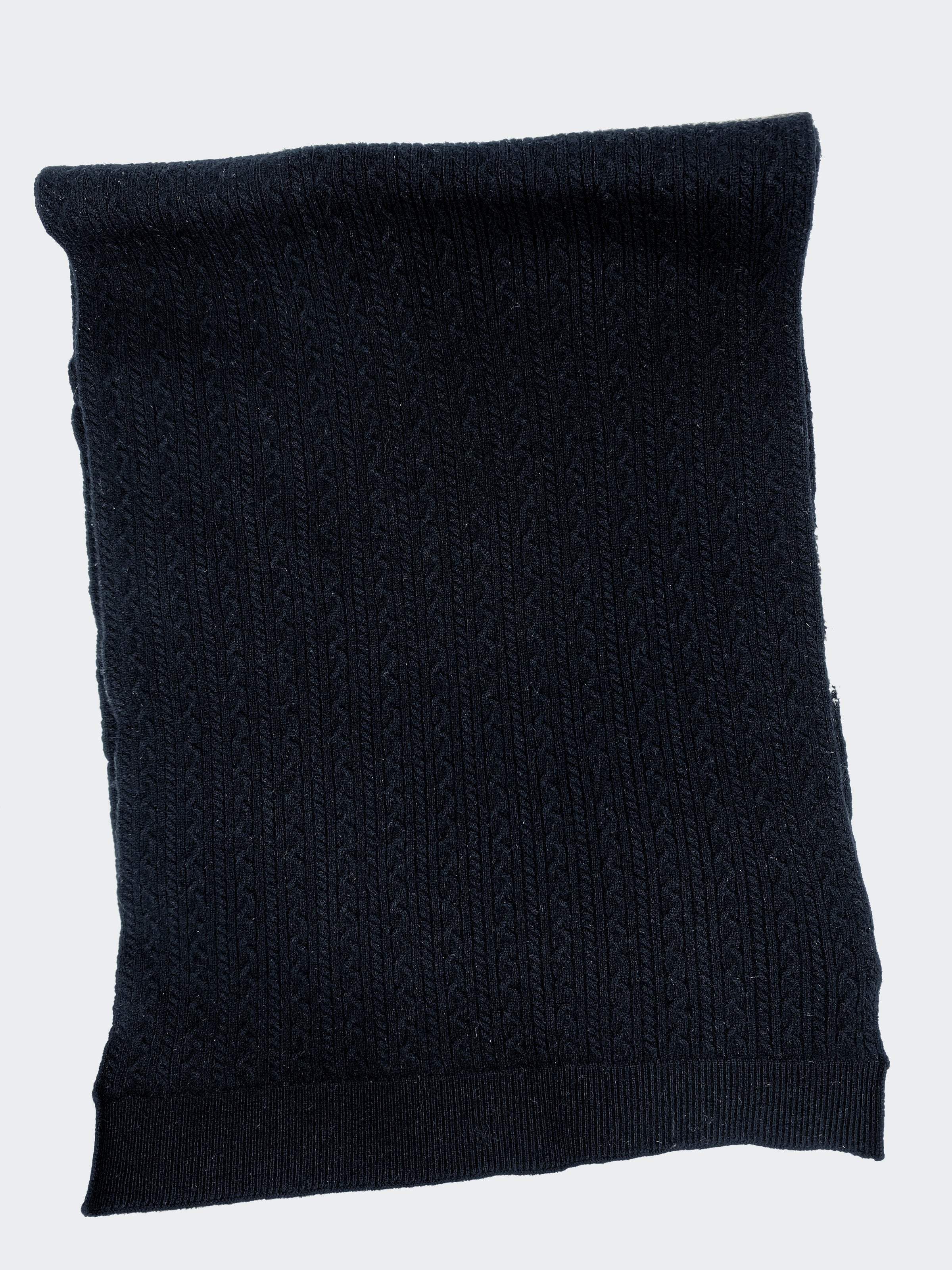Cashmere Blend Scarf sets for Pets and their humans, Black and White