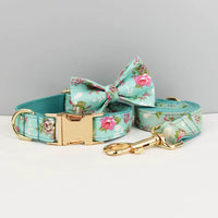 Personalized Blue Blossom Floral Classic Set