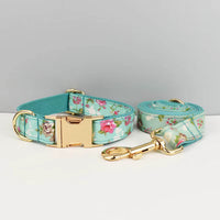 Personalized Blue Blossom Floral Classic Set