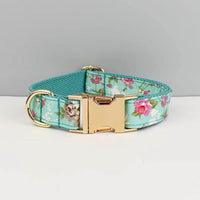 Personalized Blue Blossom Floral Classic Set