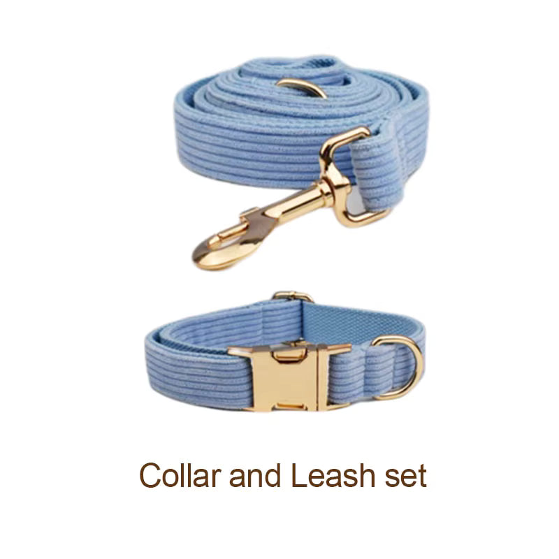 Personalized Blue Corduroy Classic Set