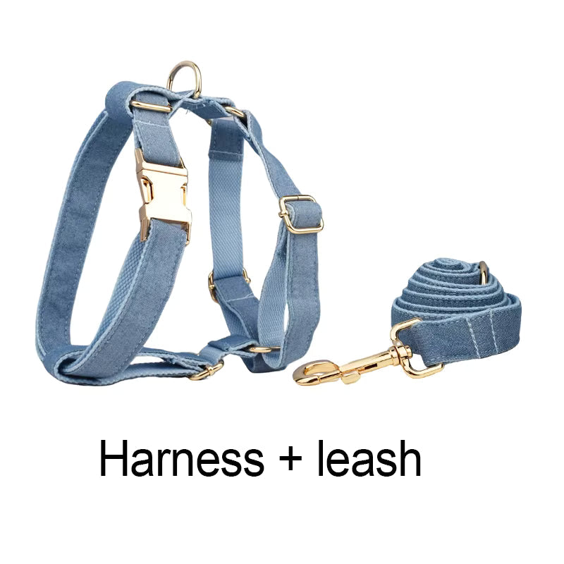 Personalized Blue Denim Classic Set