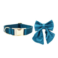 Personalized Blue Green Satin Classic Set