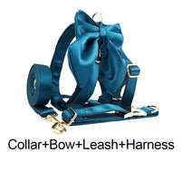 Personalized Blue Green Satin Classic Set