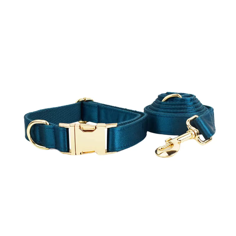 Personalized Blue Green Satin Classic Set
