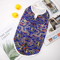 Blue Imperial Dragon Pet Vest