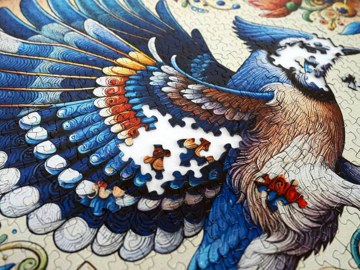 Blue Jay in Summer 1000 Piece Jigsaw Puzzle | Springbok Puzzles - BIG FRENCHIES