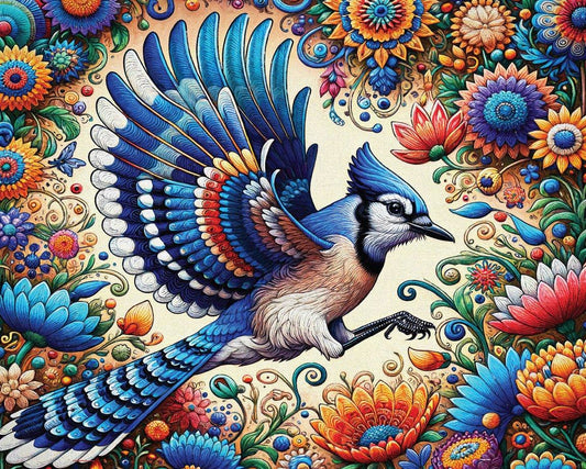 Blue Jay in Summer 1000 Piece Jigsaw Puzzle | Springbok Puzzles - BIG FRENCHIES