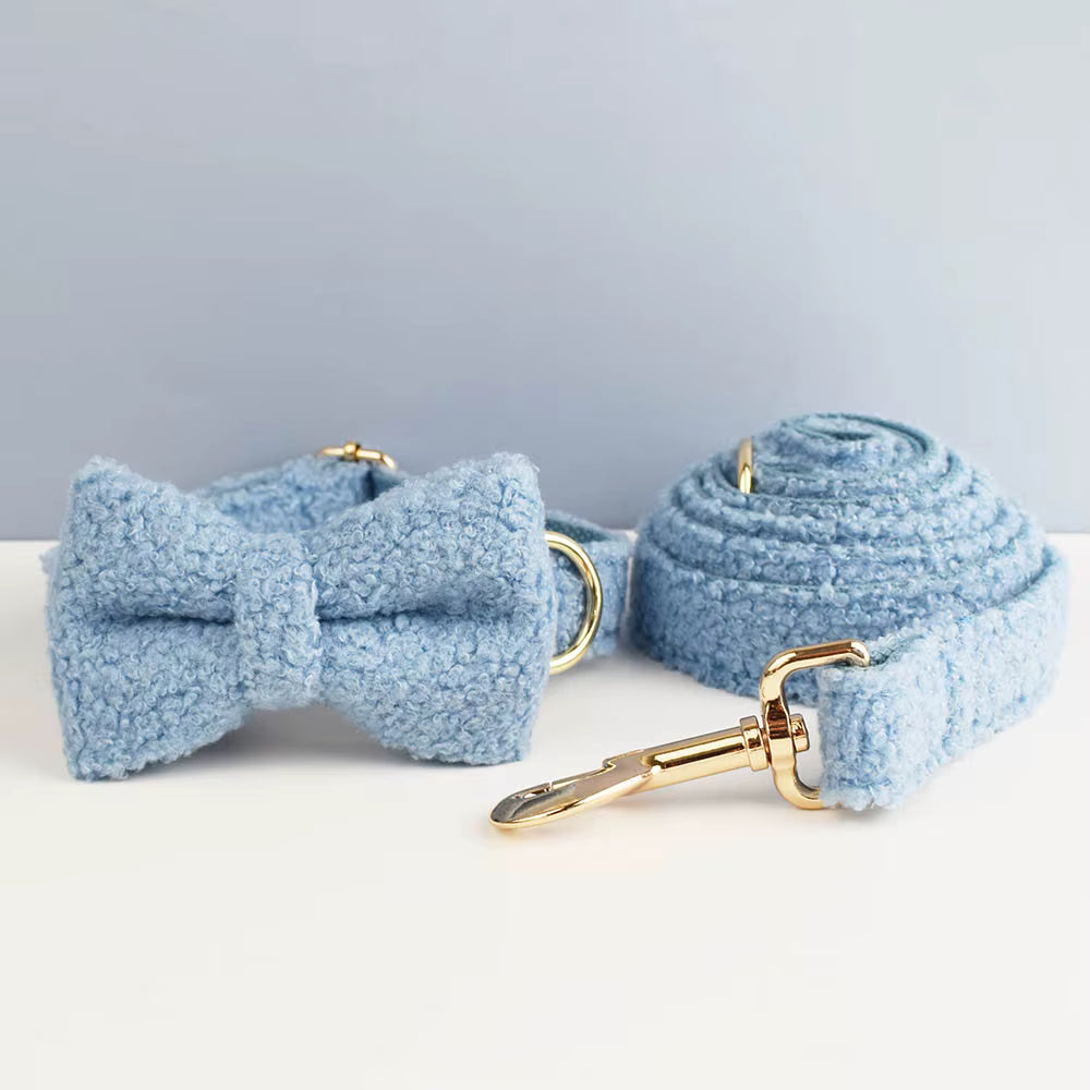 Personalized Blue Teddy Velvet Classic Set
