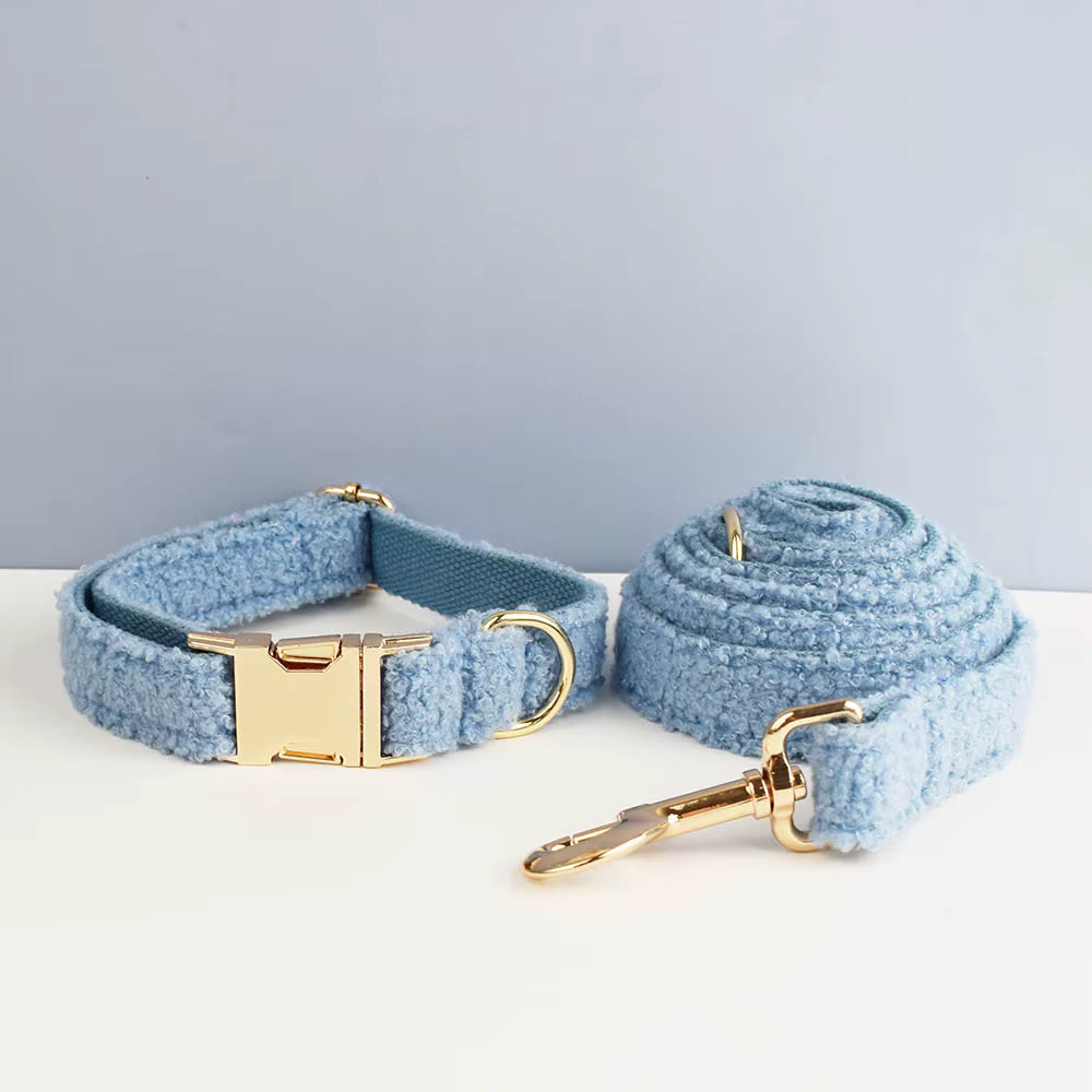 Personalized Blue Teddy Velvet Classic Set