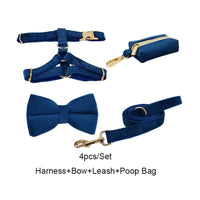 Personalized Blue Velvet Classic Set