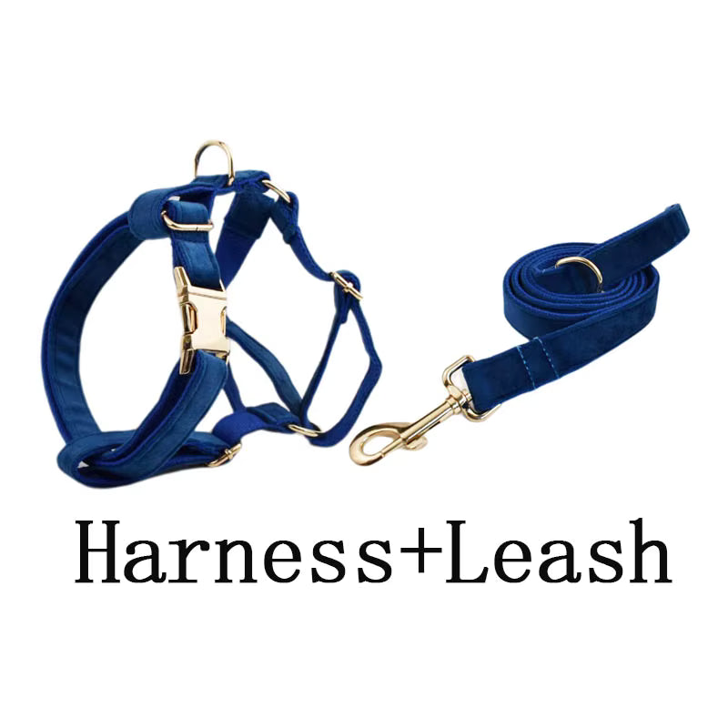 Personalized Blue Velvet Classic Set