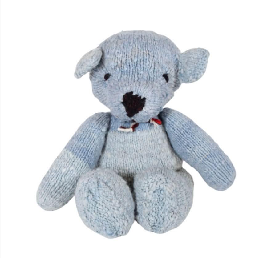 Wool Knit Buddy | Zee the Blue Bear - BIG FRENCHIES
