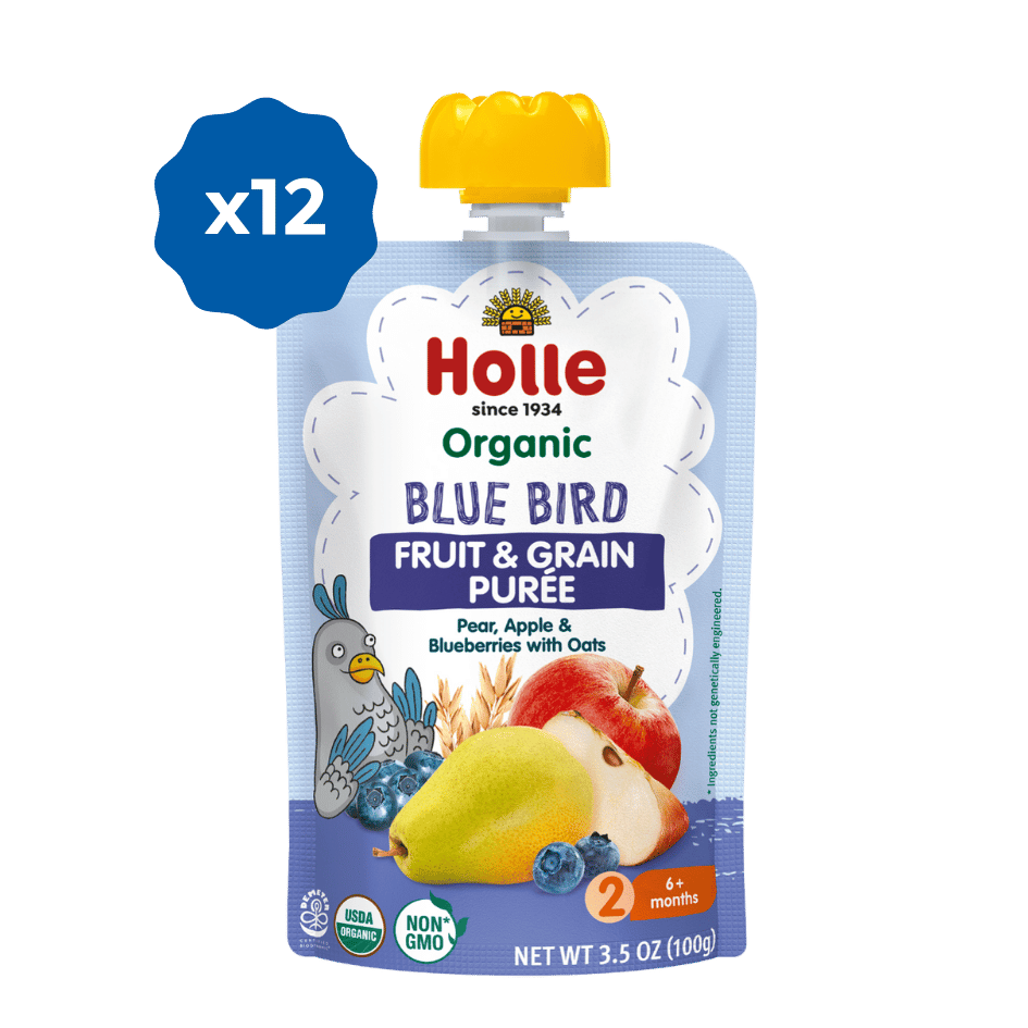 Organic Fruit & Grain Purée - Blue Bird