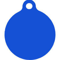 Camo Blue HD Dog ID Tag