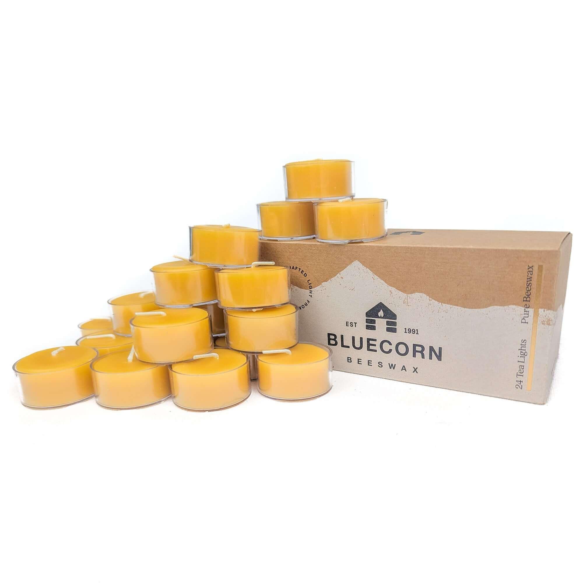 Pure Beeswax Tea Light Candles - BIG FRENCHIES