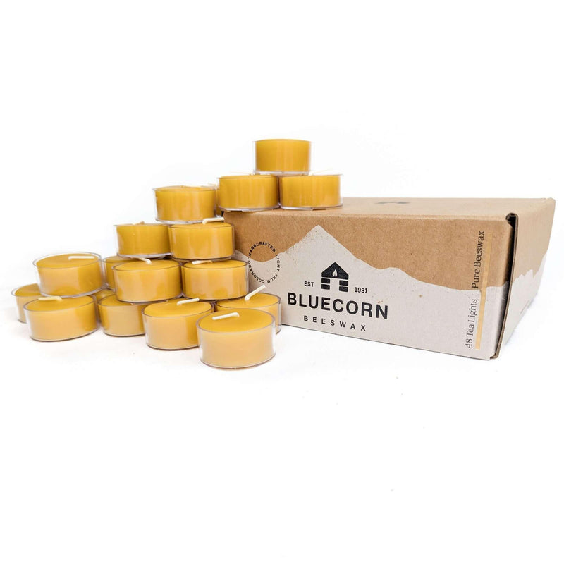 Pure Beeswax Tea Light Candles - BIG FRENCHIES