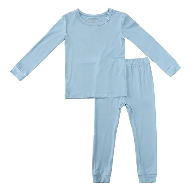 2023 Bamboo Fiber Toddler Kids Pajamas Set - # BOAA11710008