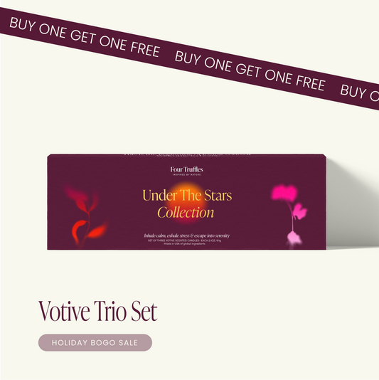 Under The Stars Set of Three Votive Candles - BIG FRENCHIES