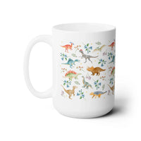 Boho Floral Dinosaur Mug with Stars - BIG FRENCHIES
