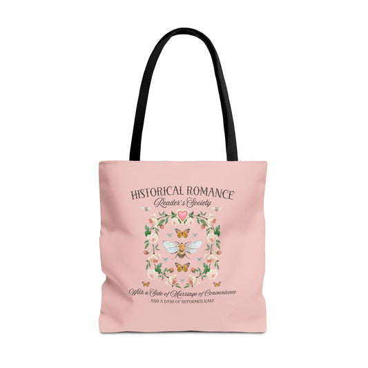 Boho Historical Romance Tote Bag for Romance Reader - BIG FRENCHIES