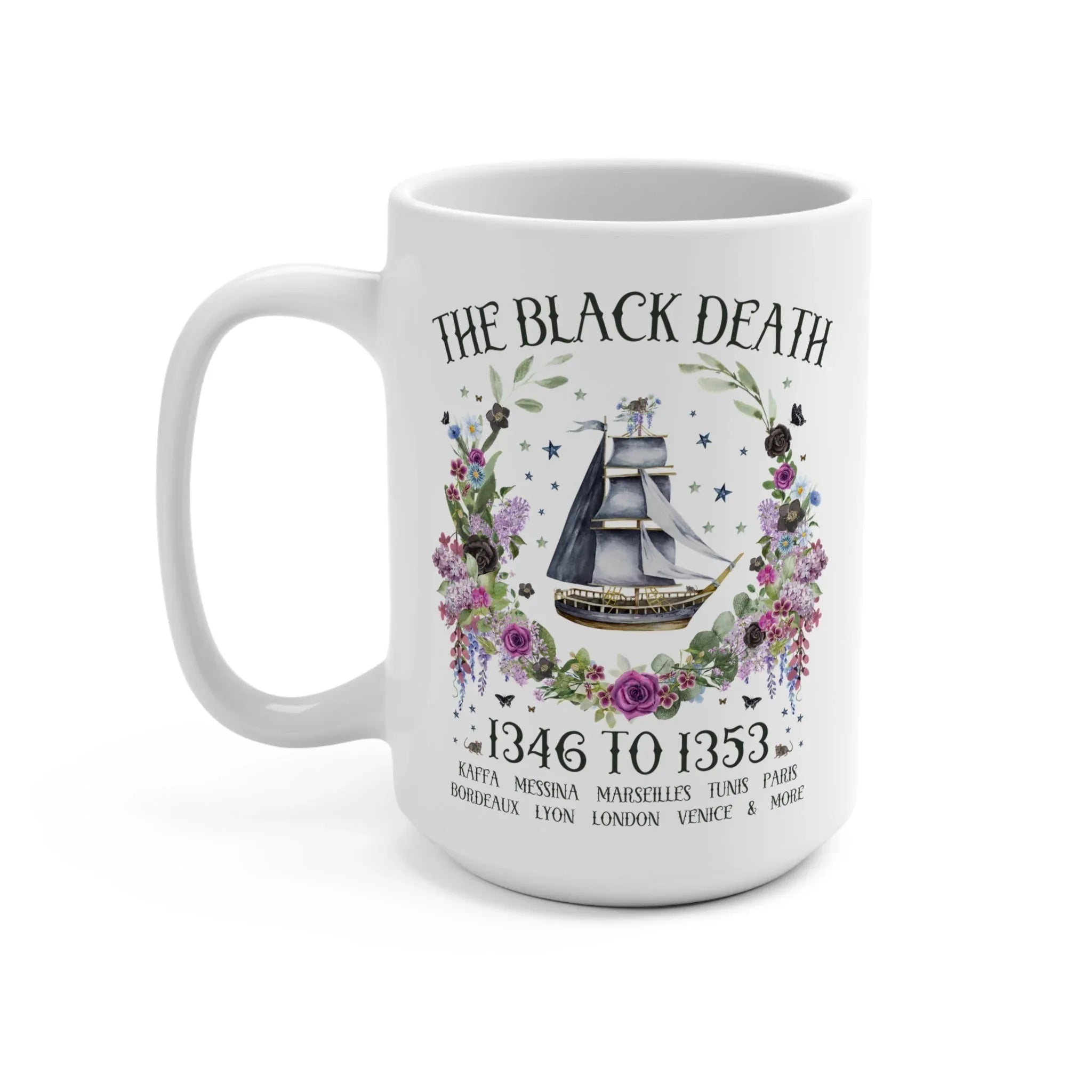Black Death Coffee Mug - BIG FRENCHIES