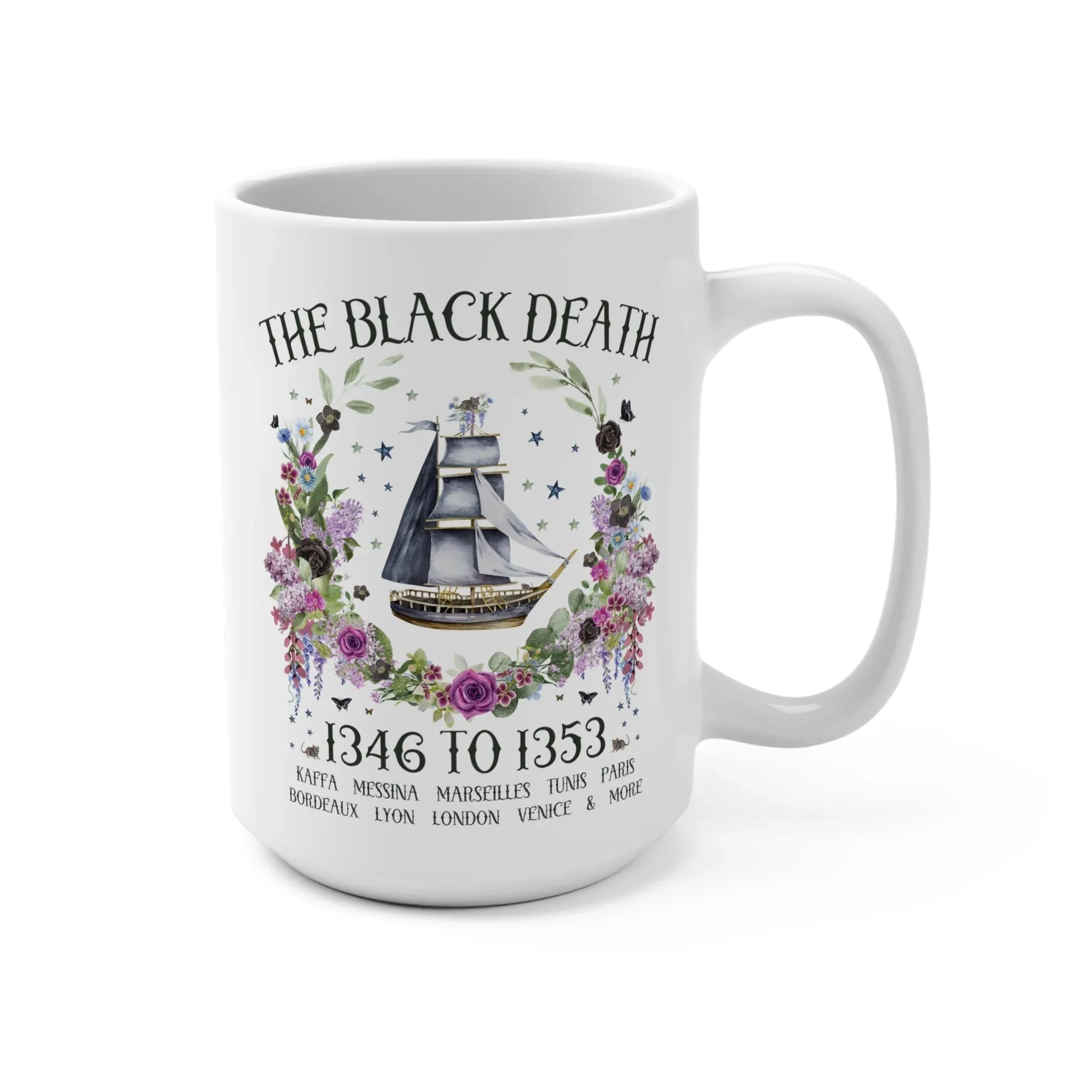 Black Death Coffee Mug - BIG FRENCHIES