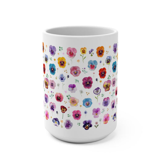 Boho Pressed Flower Mug