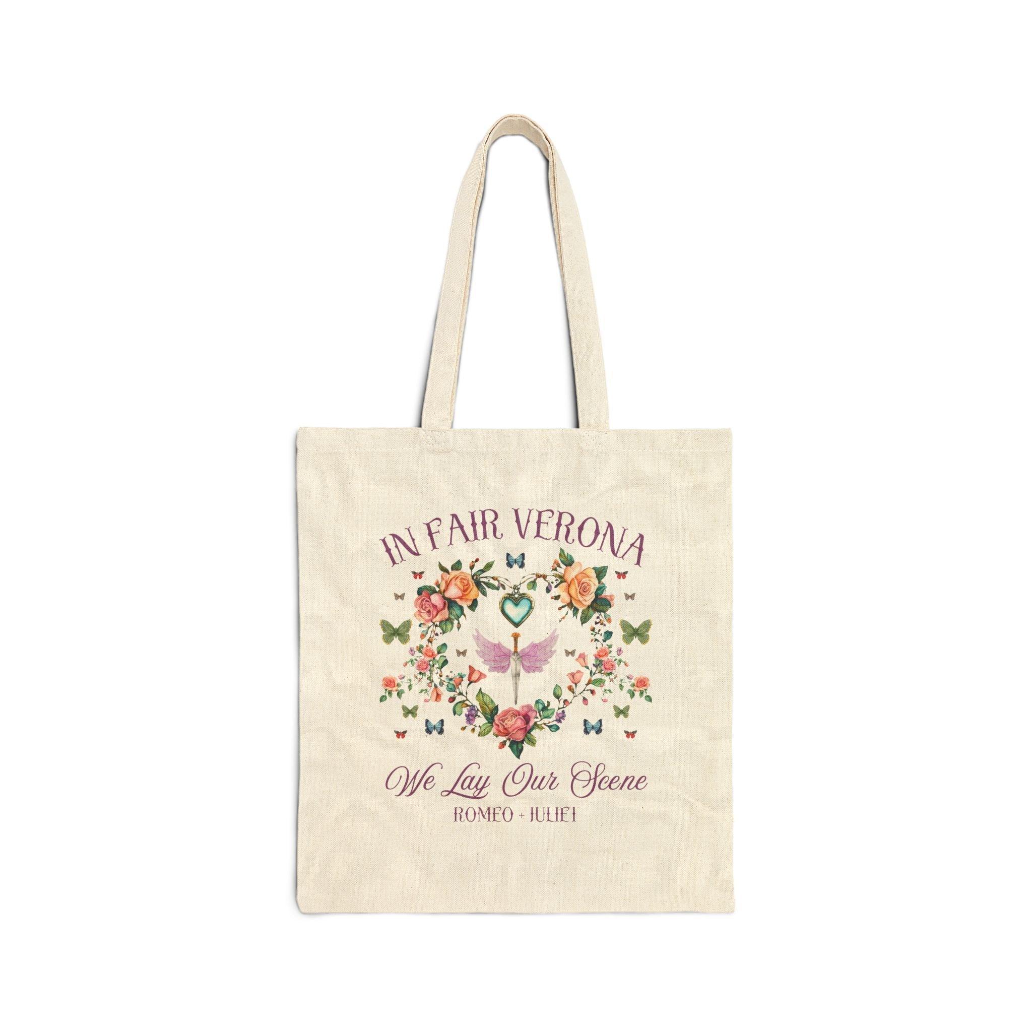 Boho William Shakespeare Tote Bag for English Professor or Literature Major - BIG FRENCHIES