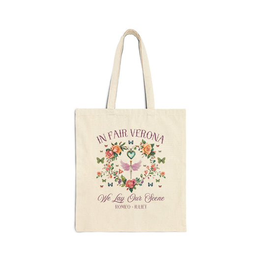 Boho William Shakespeare Tote Bag for English Professor or Literature Major - BIG FRENCHIES