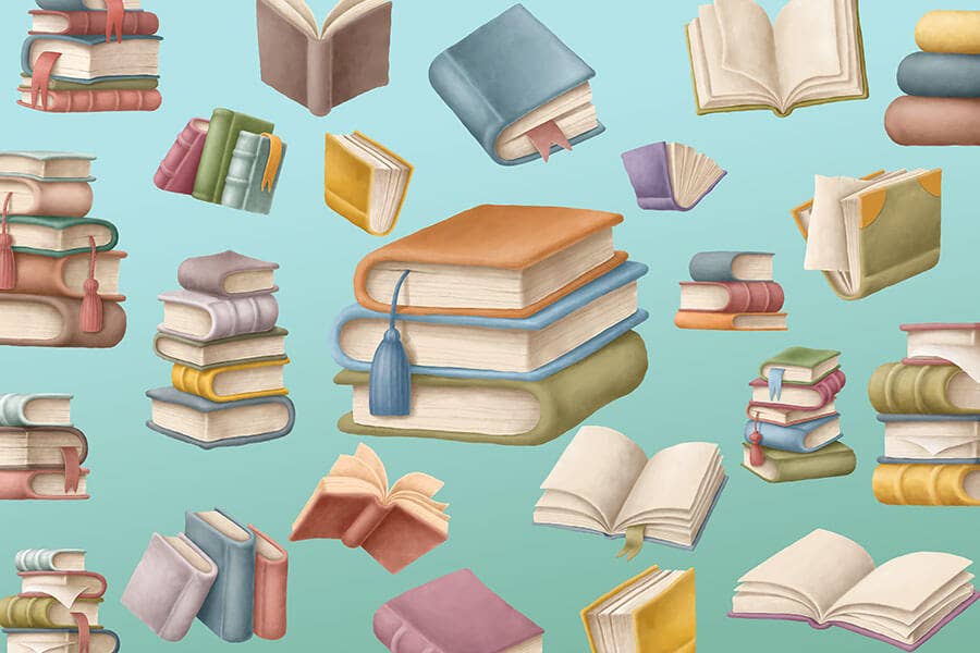 Book Collage Mini Puzzle | MicroPuzzles